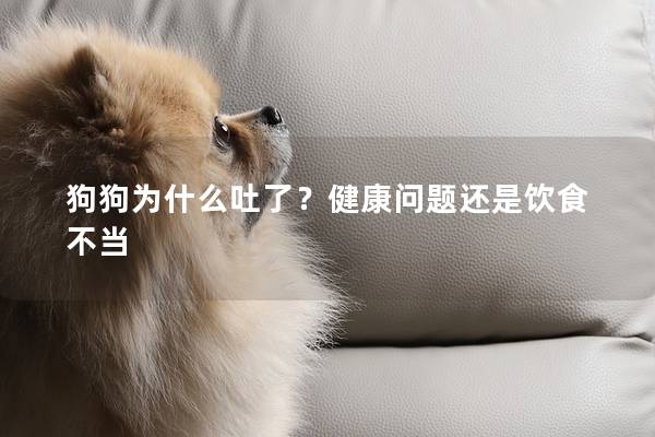 狗狗为什么吐了？健康问题还是饮食不当