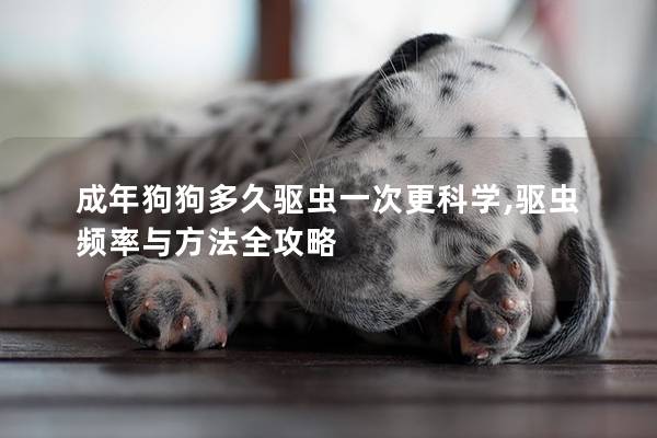 成年狗狗多久驱虫一次更科学,驱虫频率与方法全攻略