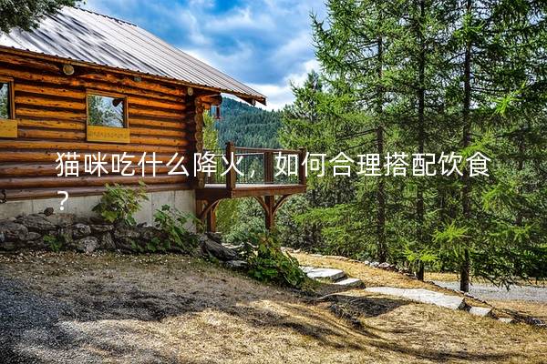 猫咪吃什么降火，如何合理搭配饮食？