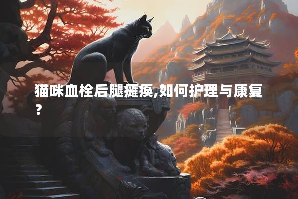 猫咪血栓后腿瘫痪,如何护理与康复？