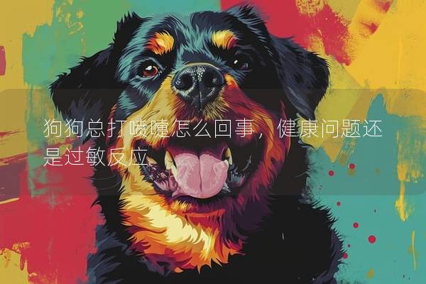 狗狗总打喷嚏怎么回事,健康问题还是过敏反应 狗狗总打喷嚏怎么回事,健康问题还是过敏反应