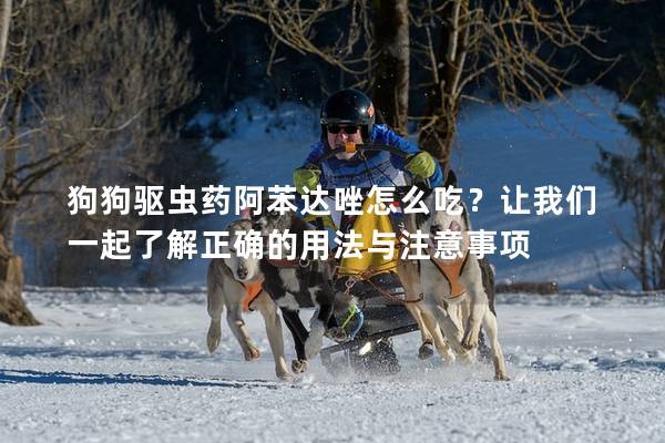 狗狗驱虫药阿苯达唑怎么吃？让我们一起了解正确的用法与注意事项