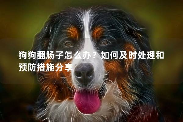 狗狗翻肠子怎么办？如何及时处理和预防措施分享