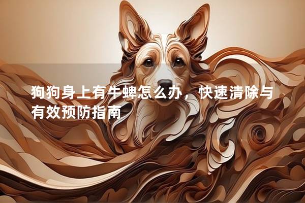 狗狗身上有牛蜱怎么办，快速清除与有效预防指南
