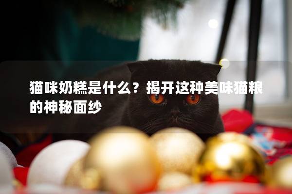 猫咪奶糕是什么？揭开这种美味猫粮的神秘面纱