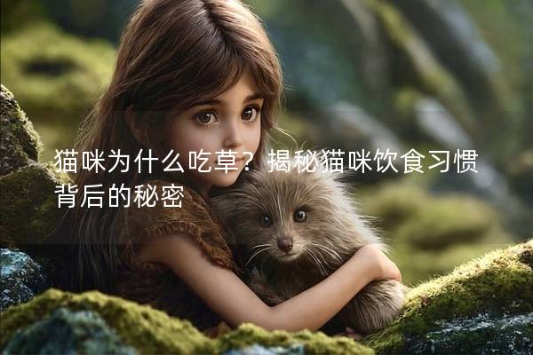 猫咪为什么吃草？揭秘猫咪饮食习惯背后的秘密