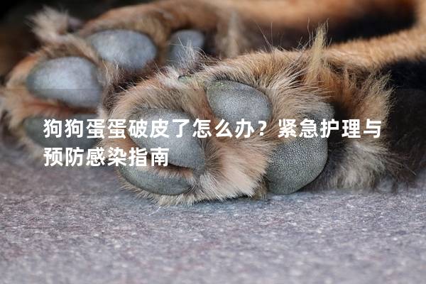 狗狗蛋蛋破皮了怎么办？紧急护理与预防感染指南