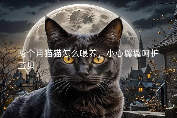 两个月猫猫怎么喂养，小心翼翼呵护宝贝
