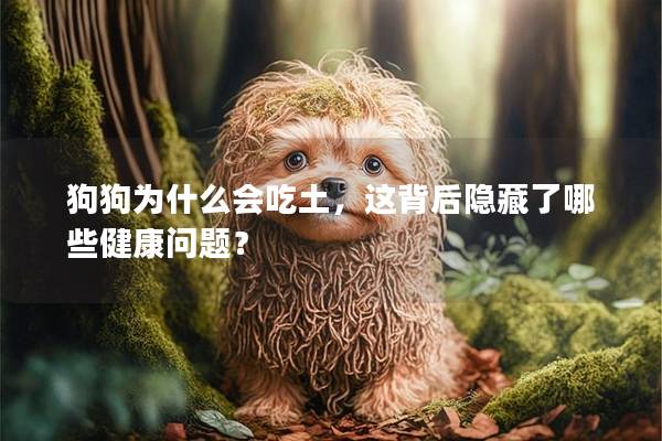 狗狗为什么会吃土，这背后隐藏了哪些健康问题？