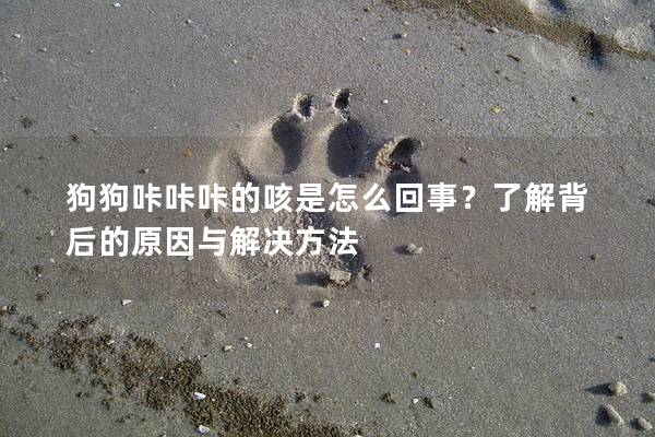 狗狗咔咔咔的咳是怎么回事？了解背后的原因与解决方法
