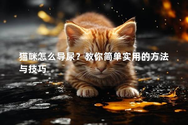 猫咪怎么导尿？教你简单实用的方法与技巧